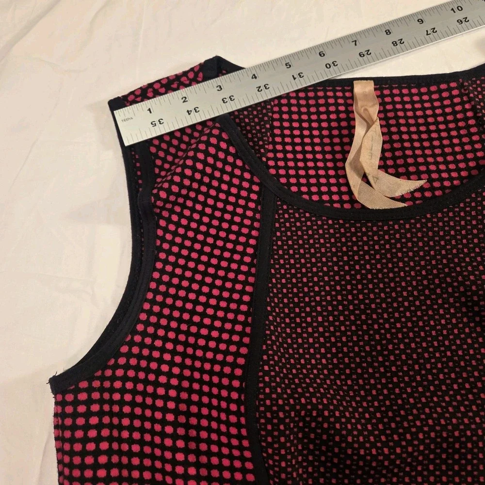 Bailey 44 Diva Doll Contrast Knit Sleeveless Sheath Dress Office, Women's Size S